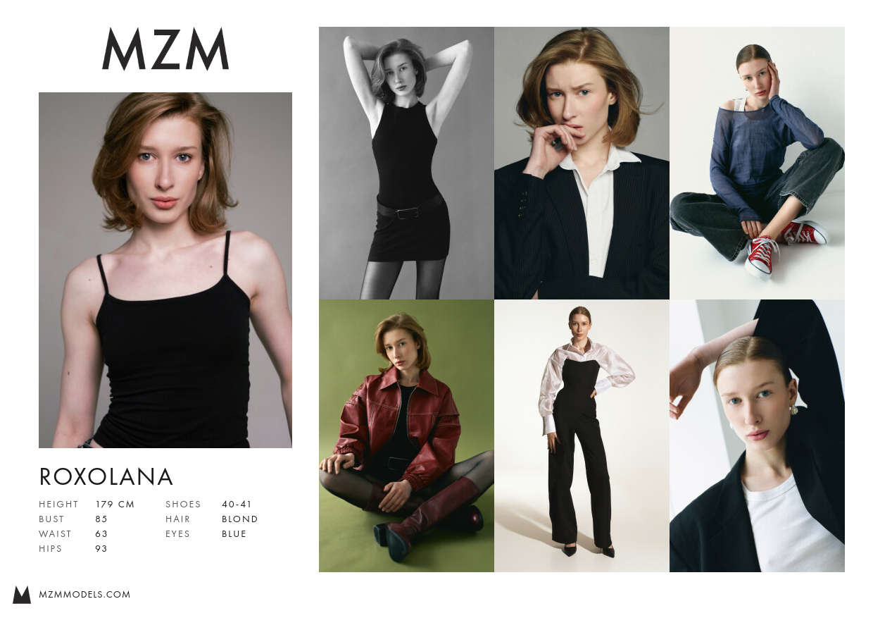MZM Roxolana  Comp Card
