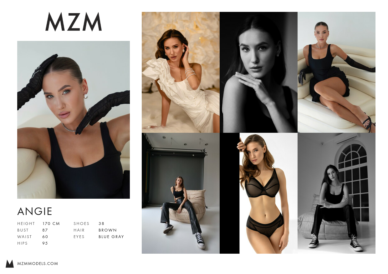 MZM ANGIE Comp Card