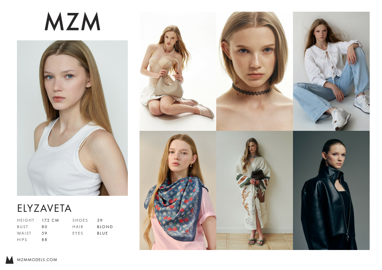 MZM Elyzaveta Comp Card