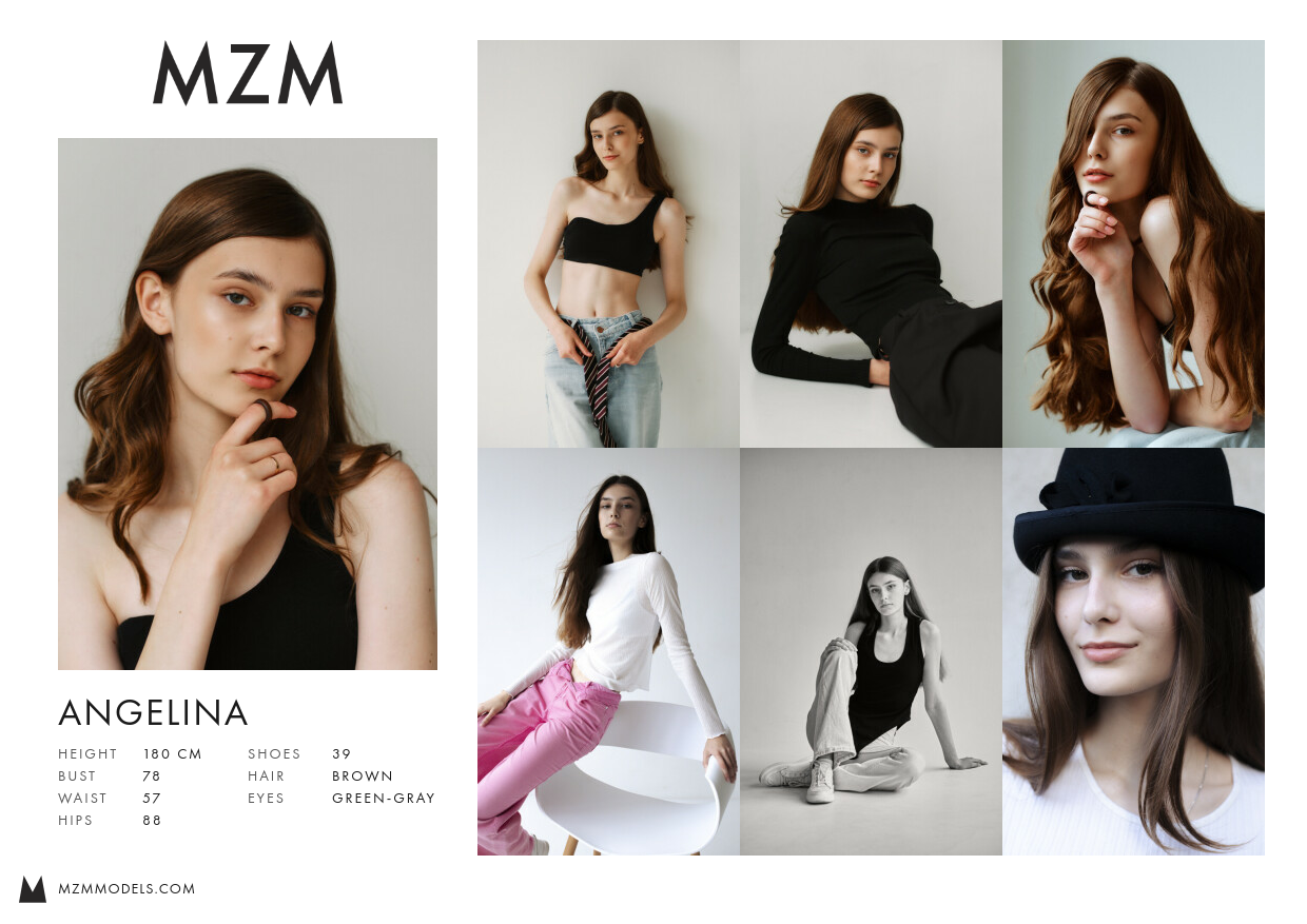 MZM Angelina Comp Card