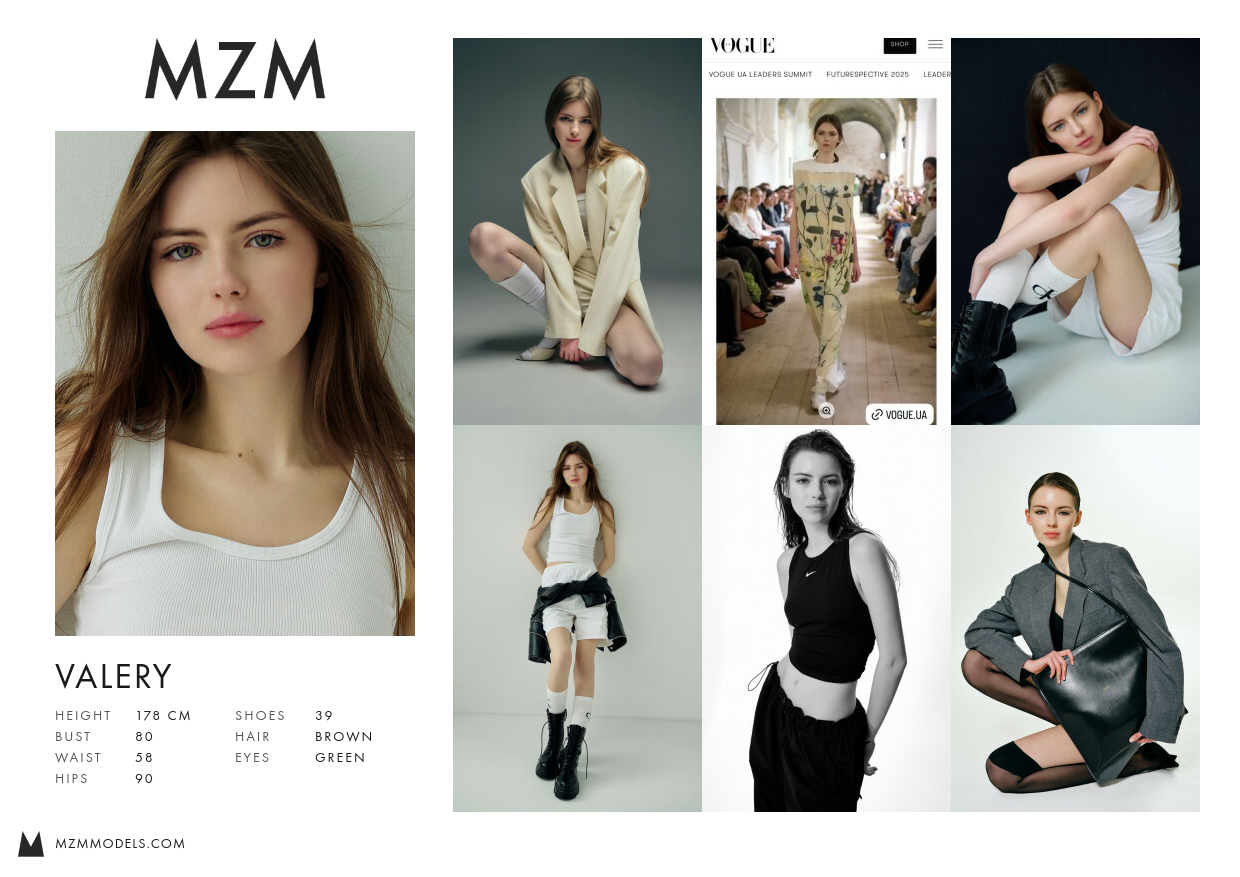 MZM Valery Comp Card