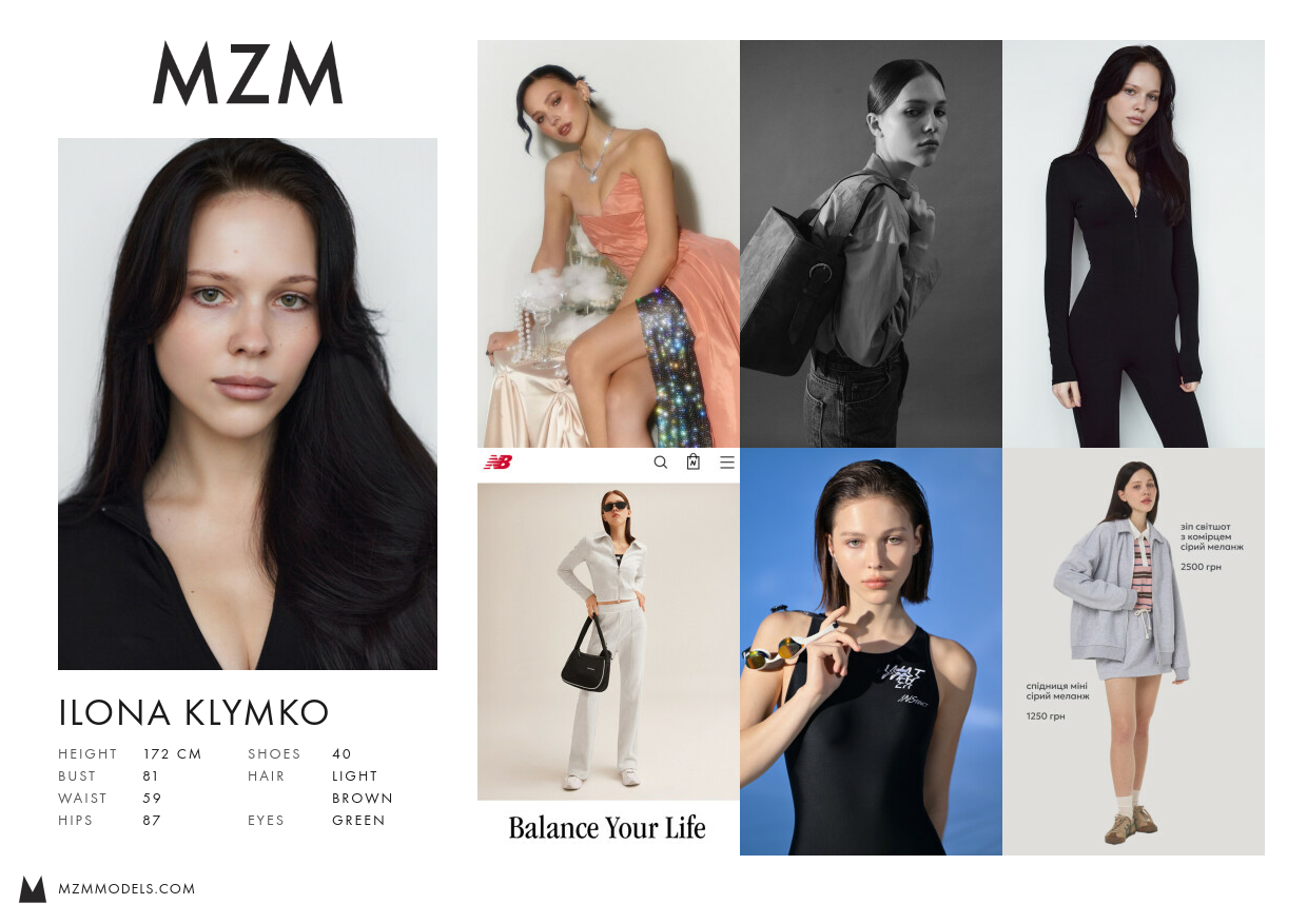 MZM Ilona Klymko Comp Card