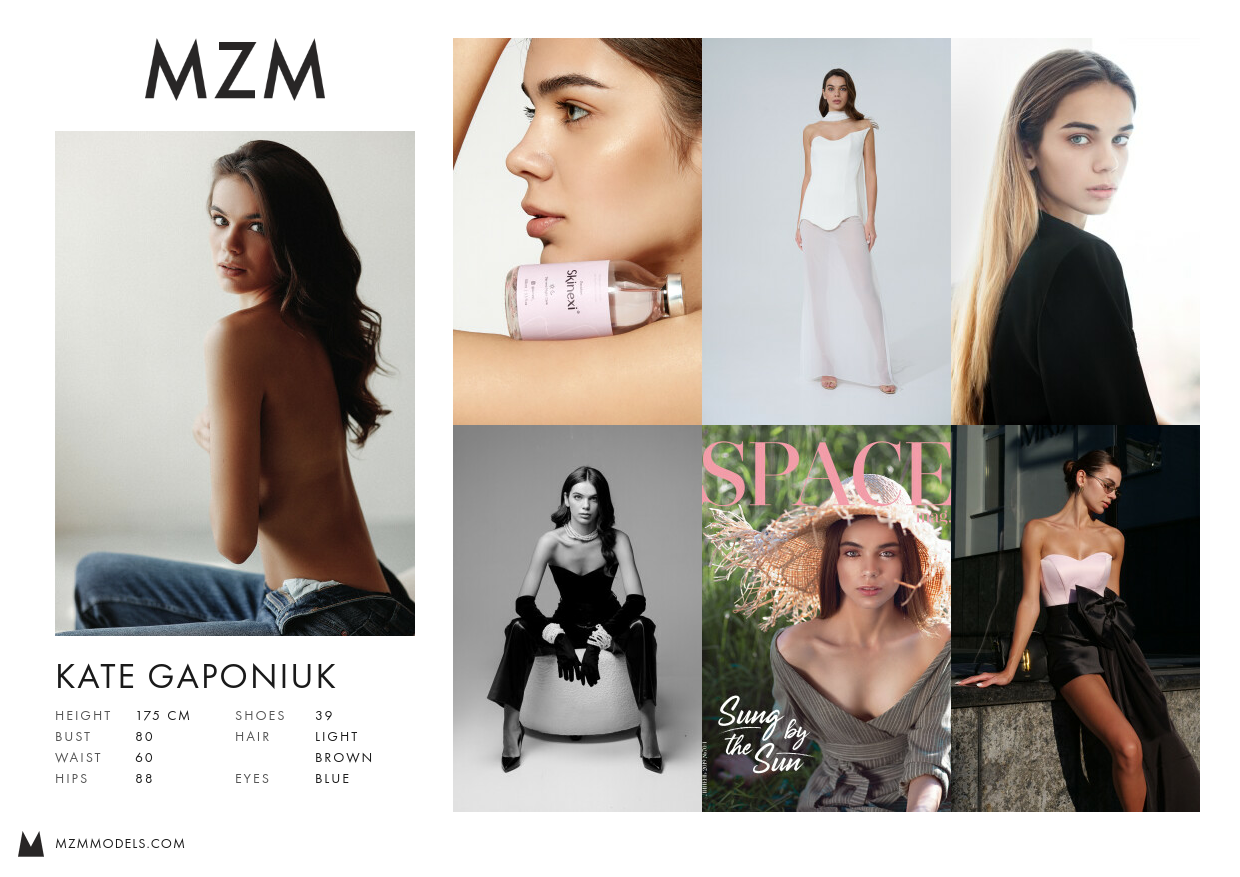 MZM Kate Gaponiuk Comp Card