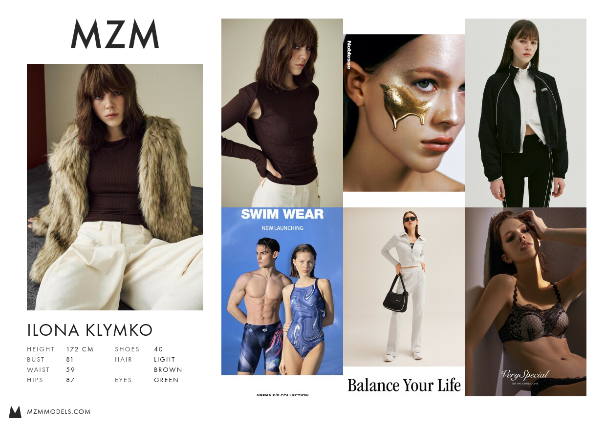 MZM Ilona Klymko Comp Card