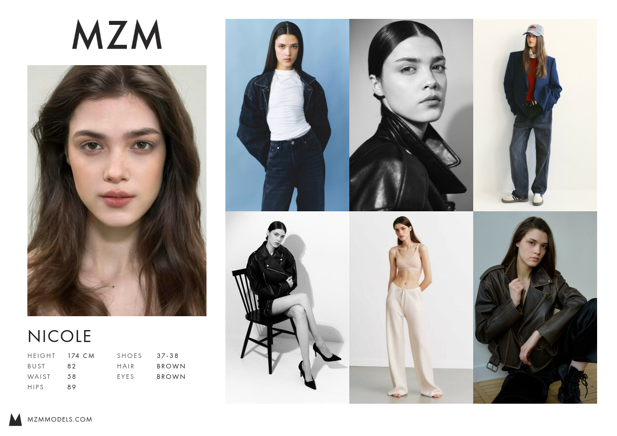 MZM NICOLE Comp Card
