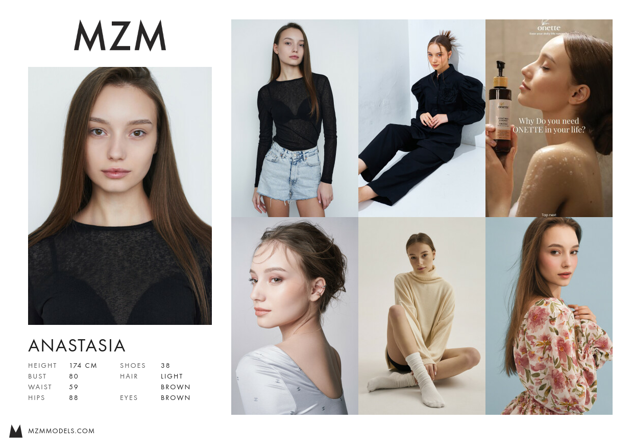 MZM Anastasia Comp Card