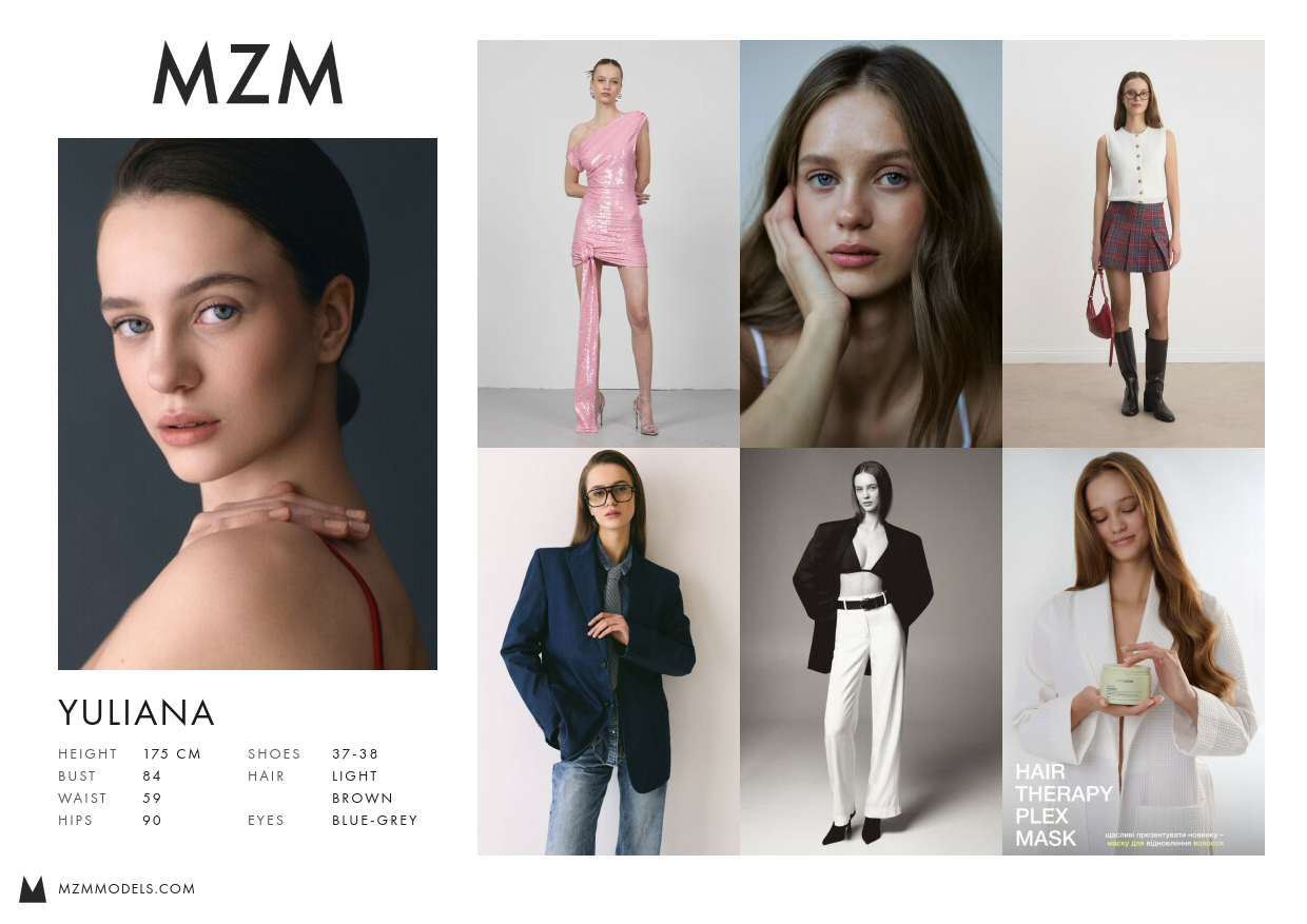 MZM Yuliana Comp Card